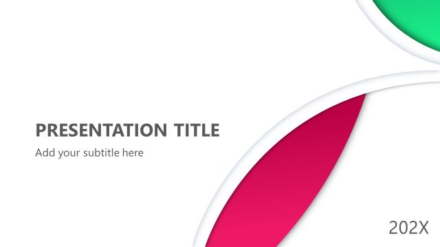 PowerPoint Gradient Template Cover