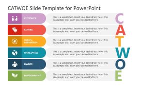PowerPoint Concept Diagram for CATWOE Technique 