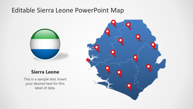 Editable Sierra Leone PowerPoint Map