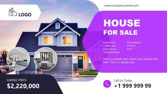 House Sales PowerPoint Flyer Template