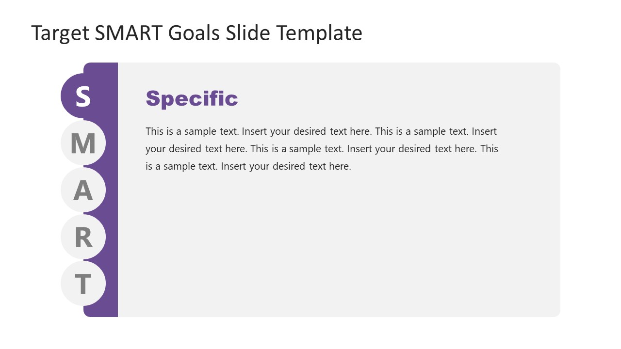 Target SMART Goals PowerPoint Template - SlideModel