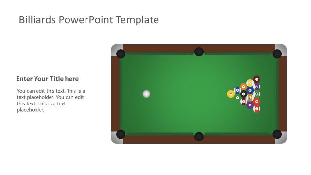 Billiards Tabletop PowerPoint Template
