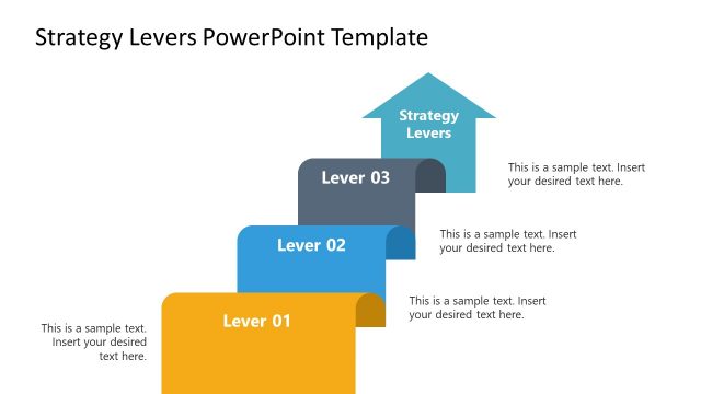 Arrow Strategy Levers Concept PPT