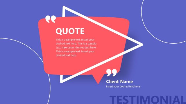 Client Testimonial PowerPoint Template