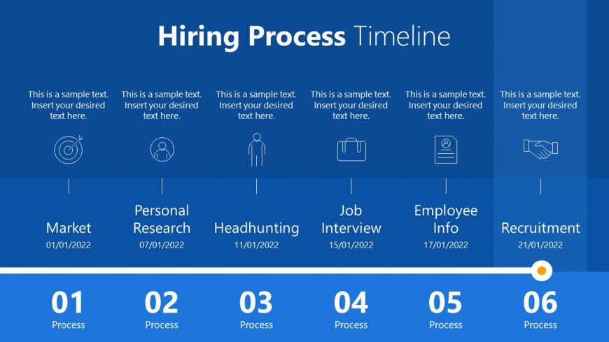 PowerPoint Hiring Process Timeline Recruitment Stage