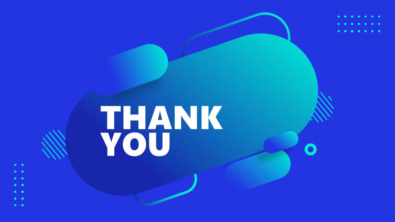 Modern Thank You Slide Template For PowerPoint SlideModel