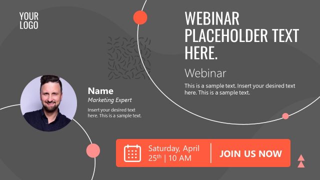 Slide of Webinar Cover for Online Event