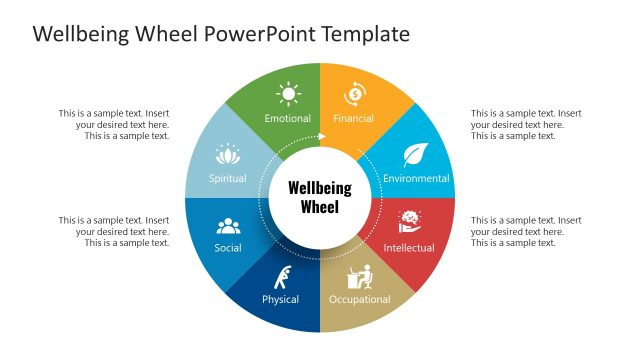 Wellbeing Wheel PowerPoint Template
