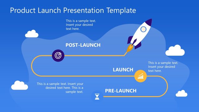 Product Launch Stages PowerPoint Diagram