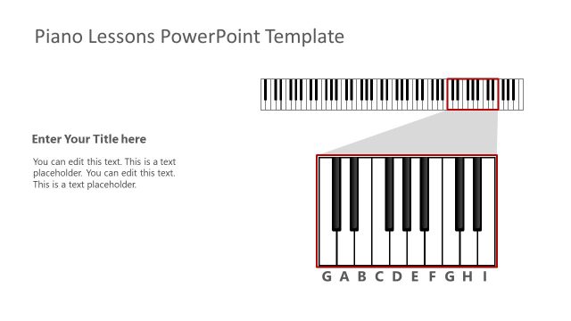 Piano Presentation Keyboard Template