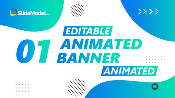 Editable Animated Banners PowerPoint Template