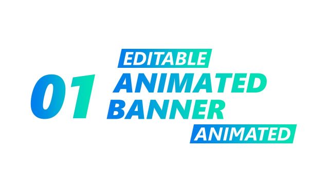 List Animated Banner Template Design