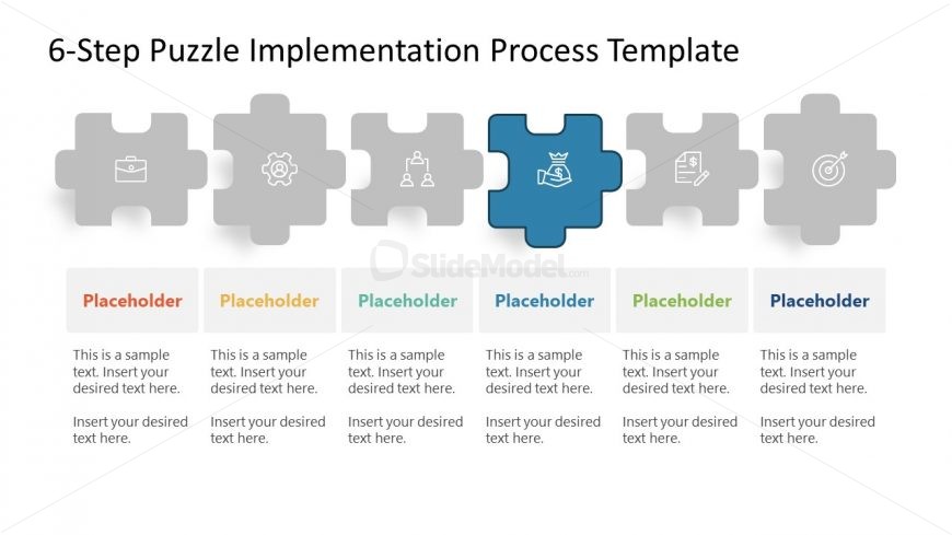 6-Step Puzzle Implementation Diagram