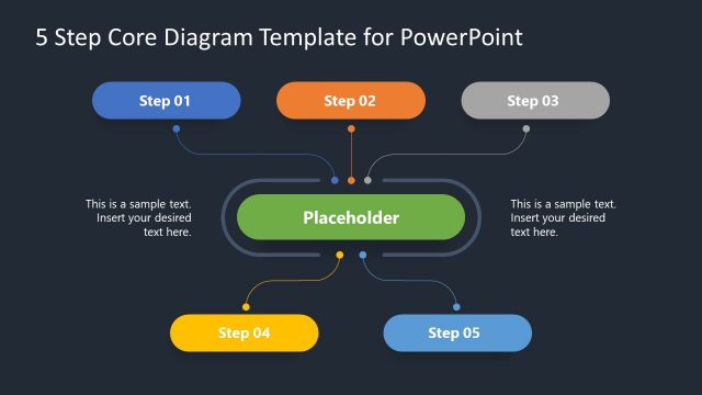 PowerPoint Diagram Template – Black Background