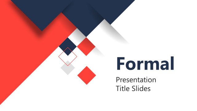 Upper Left Formal Background PowerPoint Slide