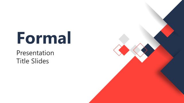 Bottom Right Formal Background PowerPoint Slide