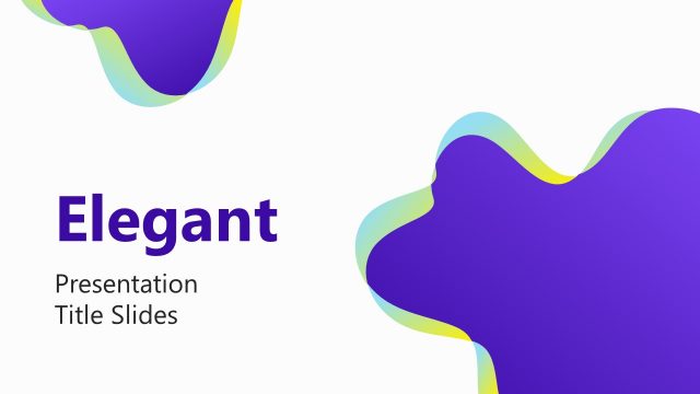 PowerPoint Elegant Two Fluid Background