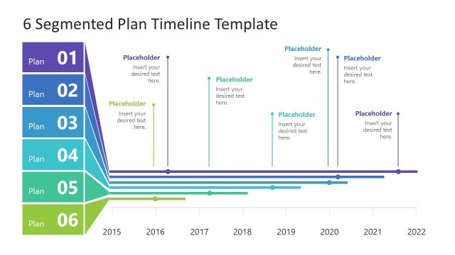 6 Segments Timeline Plan Template