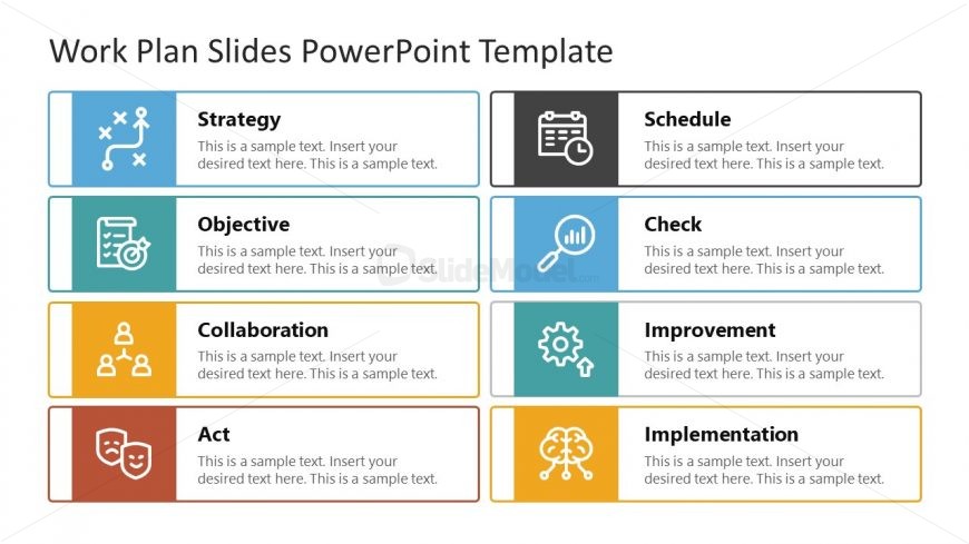 Work Plan PowerPoint Slides Template