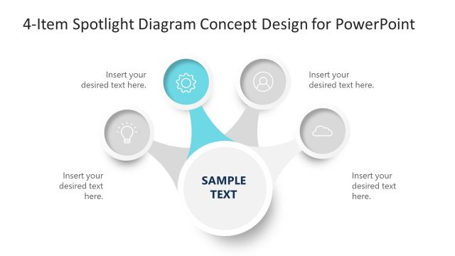 Spotlight Concept Diagram for PowerPoint