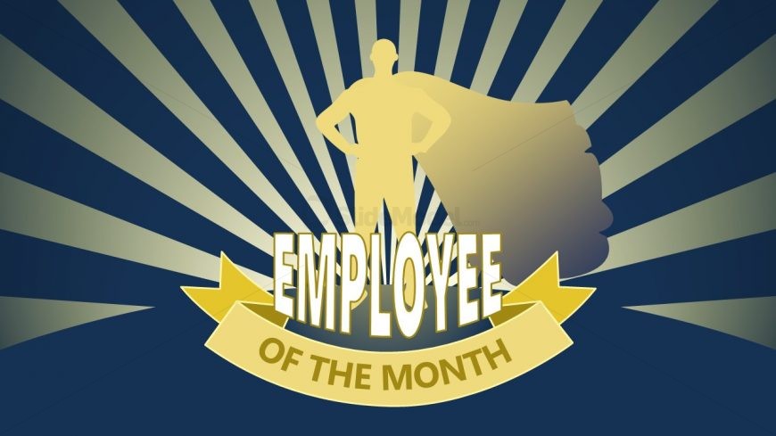 PPT Infographic Employee of the Month Template