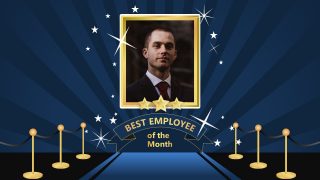 PPT Template for Employee of the Month 