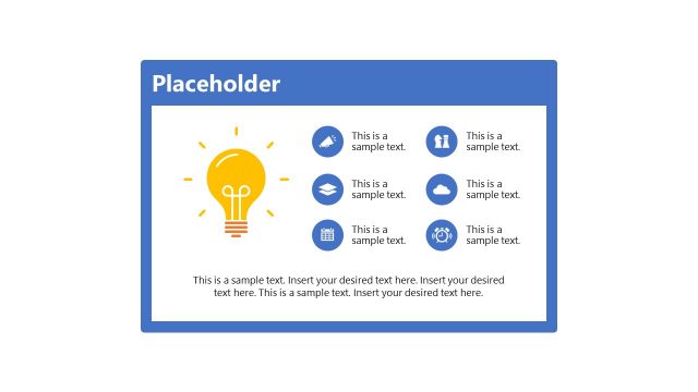 Infographic Slide to Show Idea Points