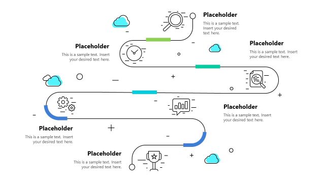 Thin Concept PowerPoint Timeline