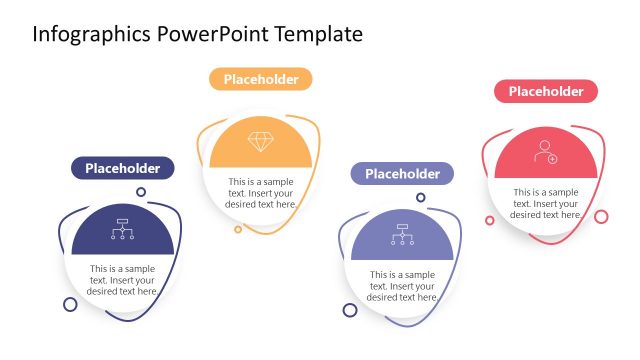 4 Points Infographics Slide – Infographics PPT Template
