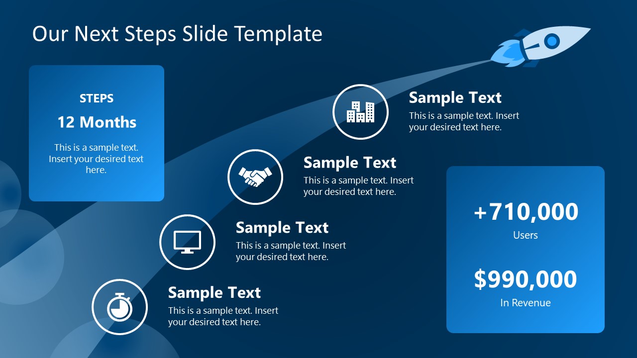 our-next-steps-timeline-ppt-template-blue-color-scheme-slidemodel