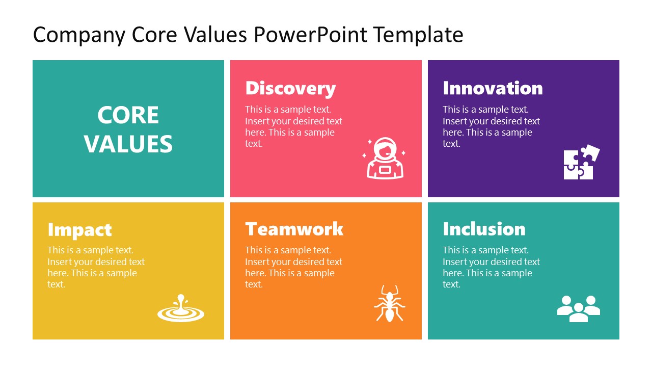 company core values presentation