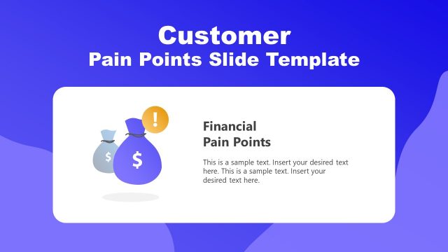 Financial Pain Points Slide with Icons