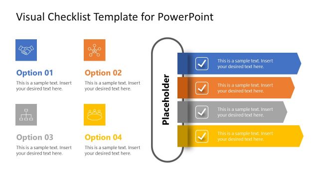 Visual Checklist Design for PowerPoint with Icons