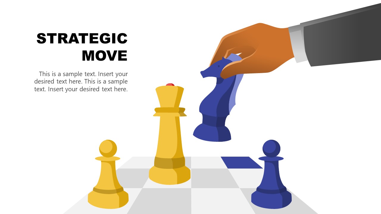 Chess Strategy  Great PowerPoint ClipArt for Presentations