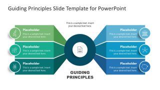 Infographic Slide Template for Guiding Principles