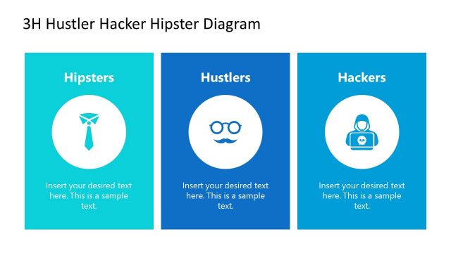 Three Segments Slide for Hustler Hacker Hipster