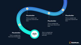 Editable Slide Template for User Journey Diagram