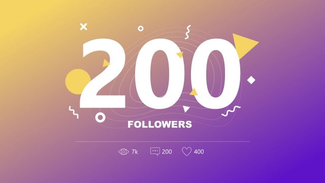 Celebration Slide for KPI Milestone – Decorative Background