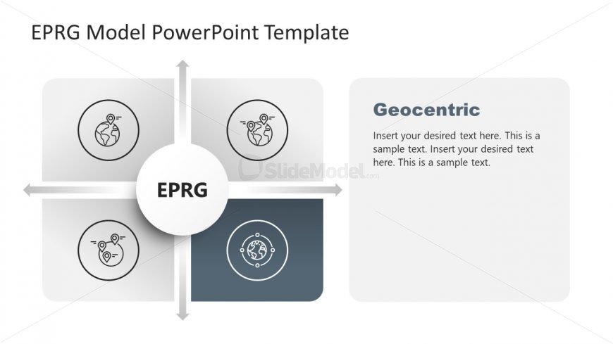 Editable PPT Slide for Geocentric Approach Square Diagram