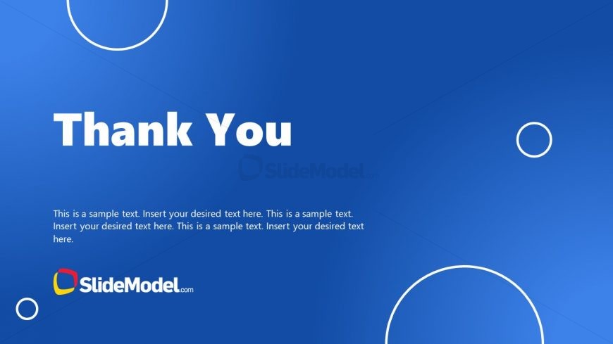 Thankyou Slide Template for Review Presentation