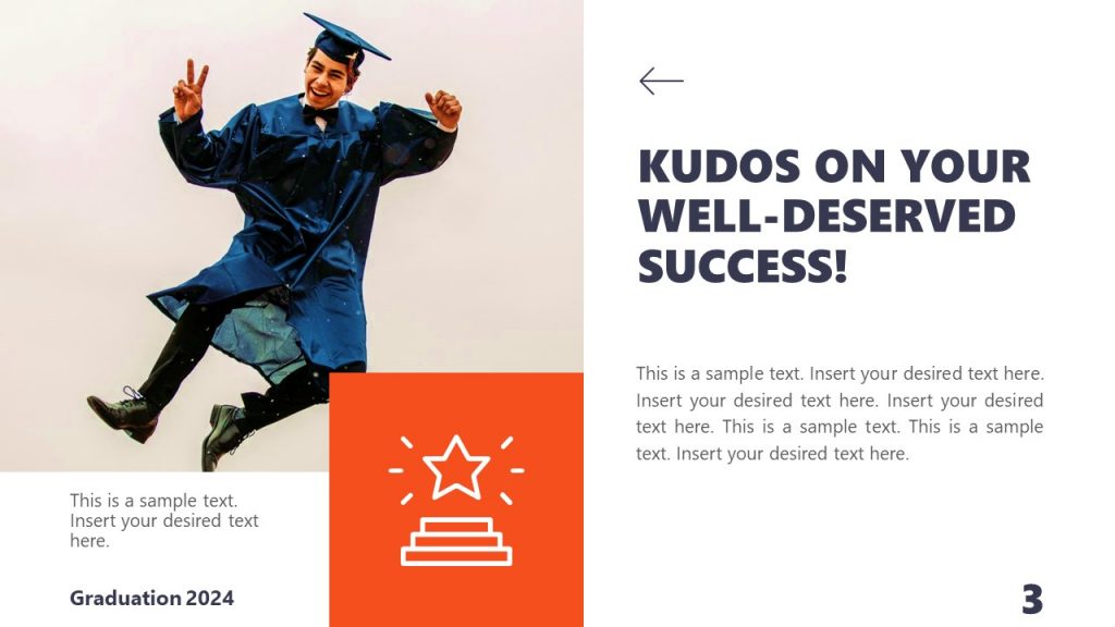 Greetings Slide for Graduates - SlideModel
