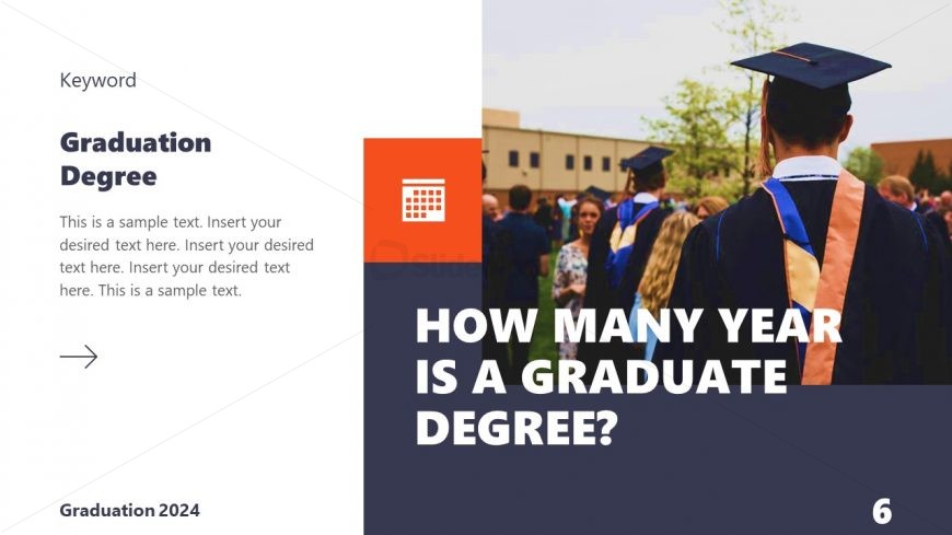 Template Slide for Graduation Degree 