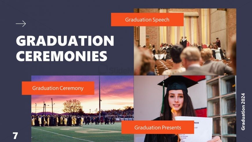 Pictures Slide for Graduation Ceremony Scenes