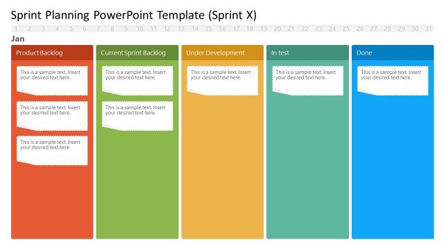 Editable Sprint Planning Charter Slide