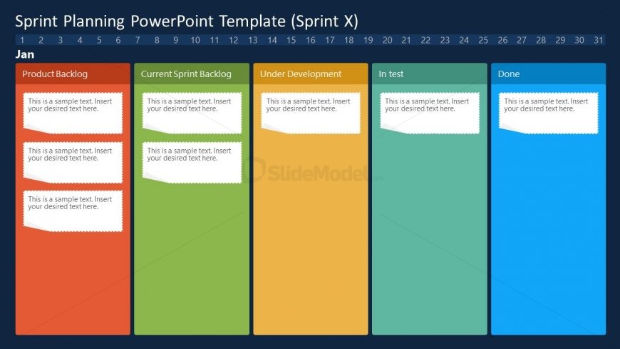 PPT Slide Template for Sprint Planning