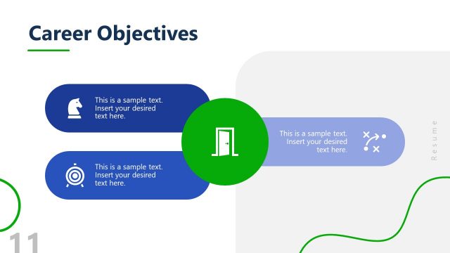 Career Objectives Infographic Diagram