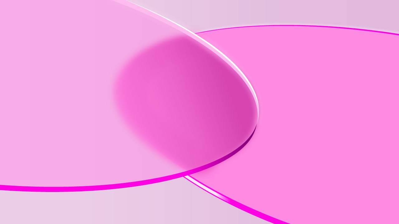 Pink Circles Transparent Materials PowerPoint Background