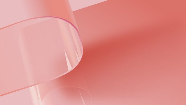 Orange Curved Surfaces PowerPoint Background