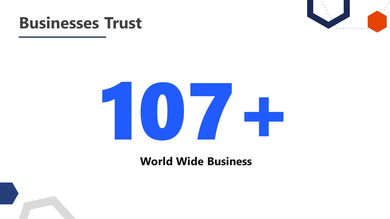 Slide Template for Business Trust Representation