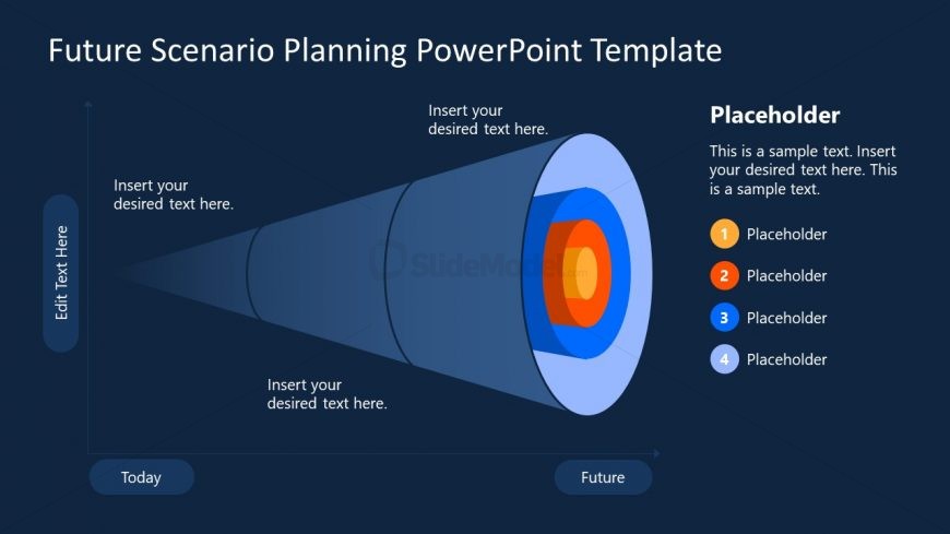 PPT Slide Template for Future Scenario Planning 